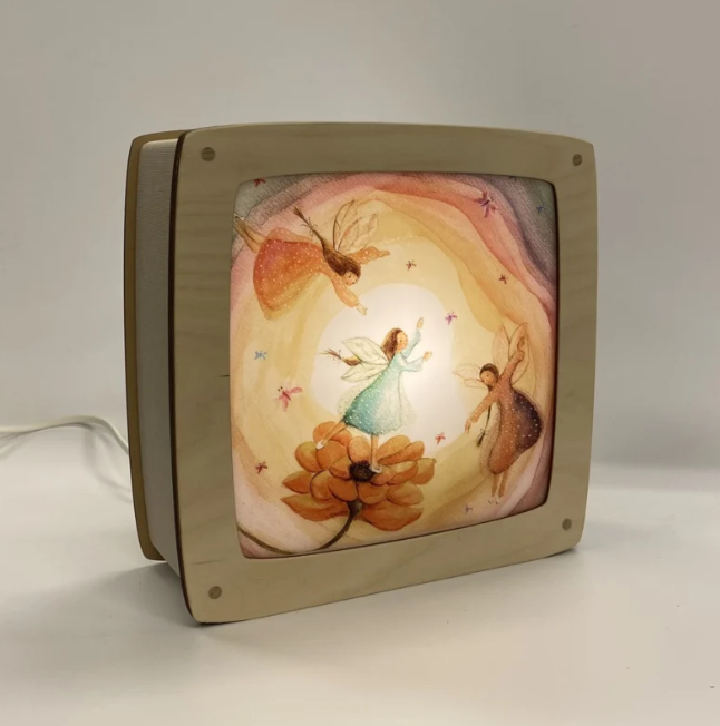 Carte à insérer pour Lampe Au fil des Saisons - Illustratrice Bijdehansje - Butterfly Fairies