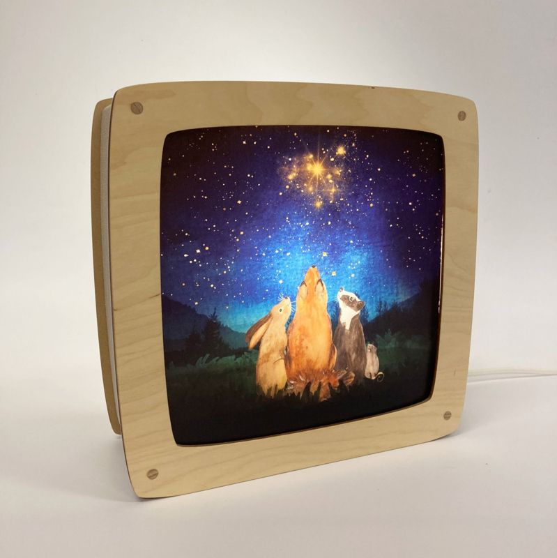 Carte à insérer pour la Lampe de saisons - Gazing Stars