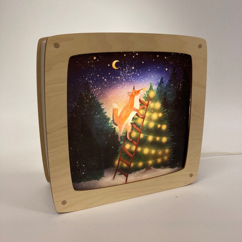 Carte à insérer pour la Lampe Au fil des Saisons - Illustratrice L Drouen - Decoration Tree