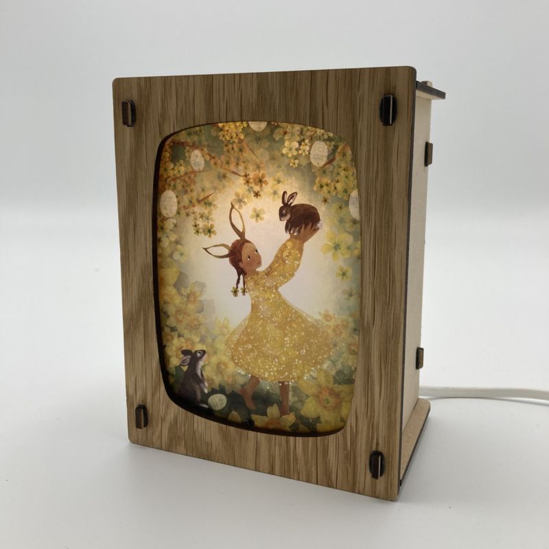 Lampe en bois Basique pour Carte Postale Luminae - Chêne