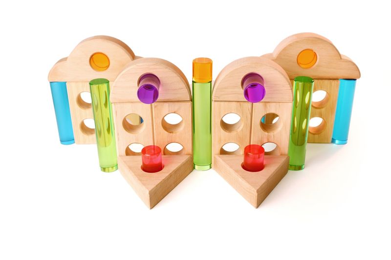Peepwhole Blocks - 20 pièces Bauspiel