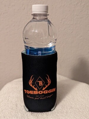 Black w/Neon Orange Print Slim Koozie