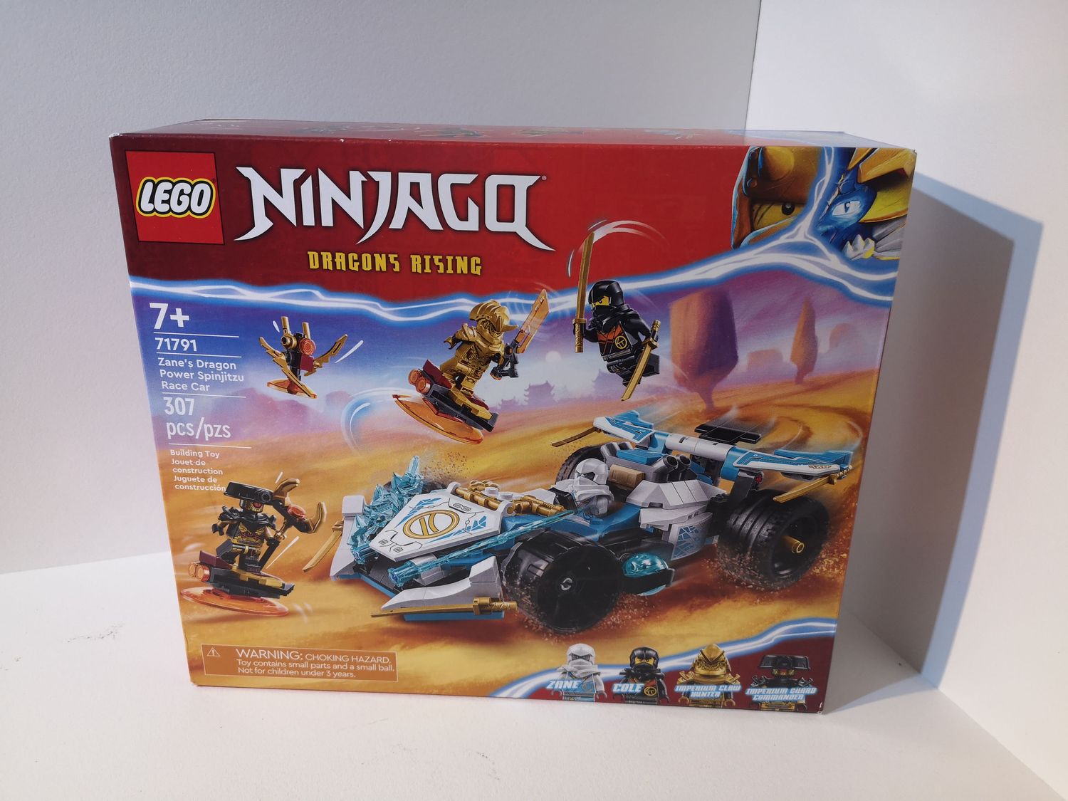 LEGO® NINJAGO®: Zane’s Dragon Power Spinjitzu Race Car (71791) - NEW