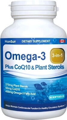 Umeken Omega 3 and CoQ10 Health Supplement