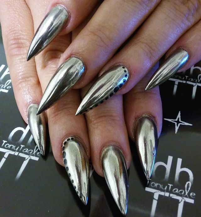 Chrome Mirror Dust (Efecto espejo plata)