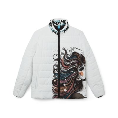 Need A Moment™ White Puffer Jacket