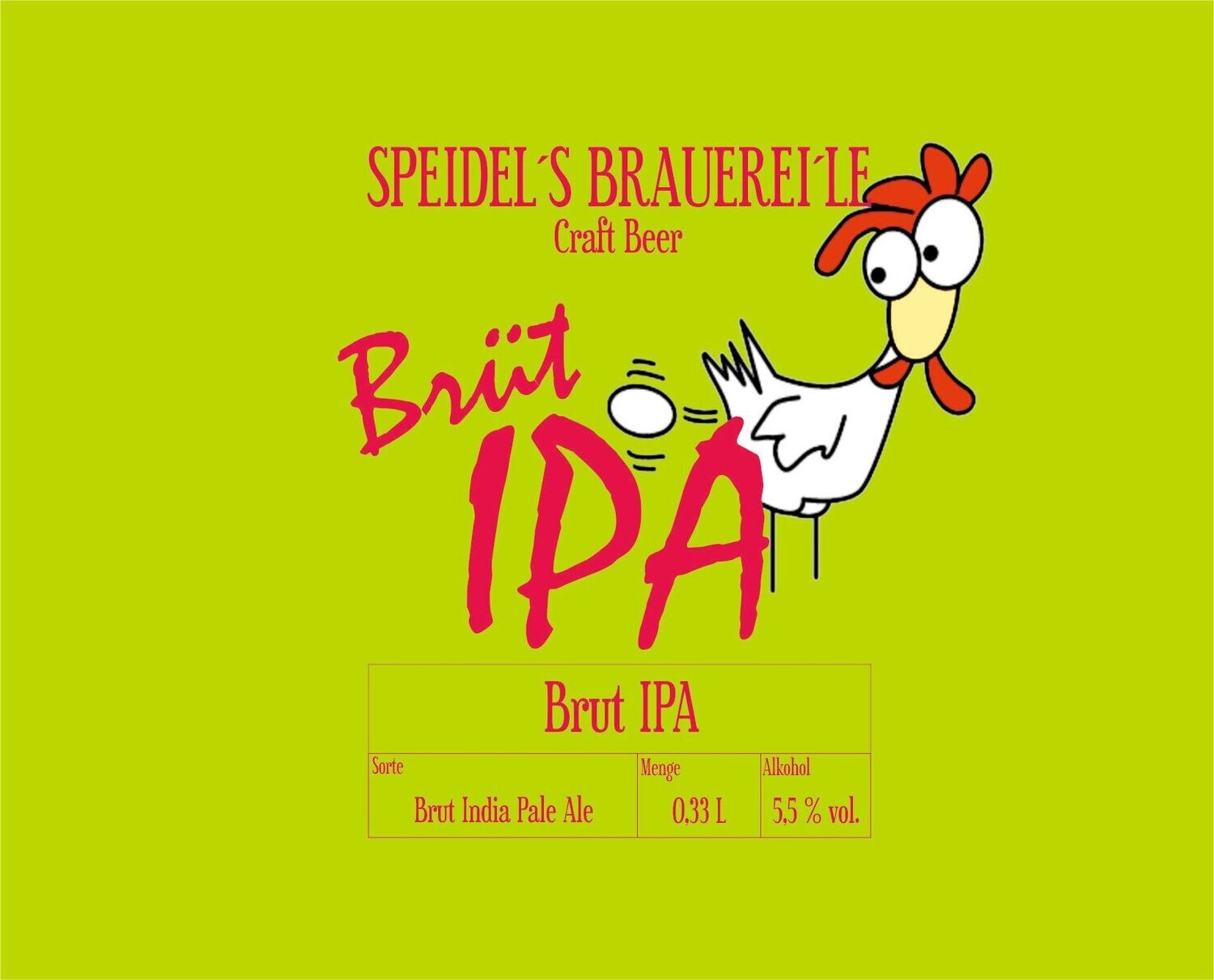 Sixpack Speidelbier - Brut IPA Sixpack Speidelbier - Brut IPA