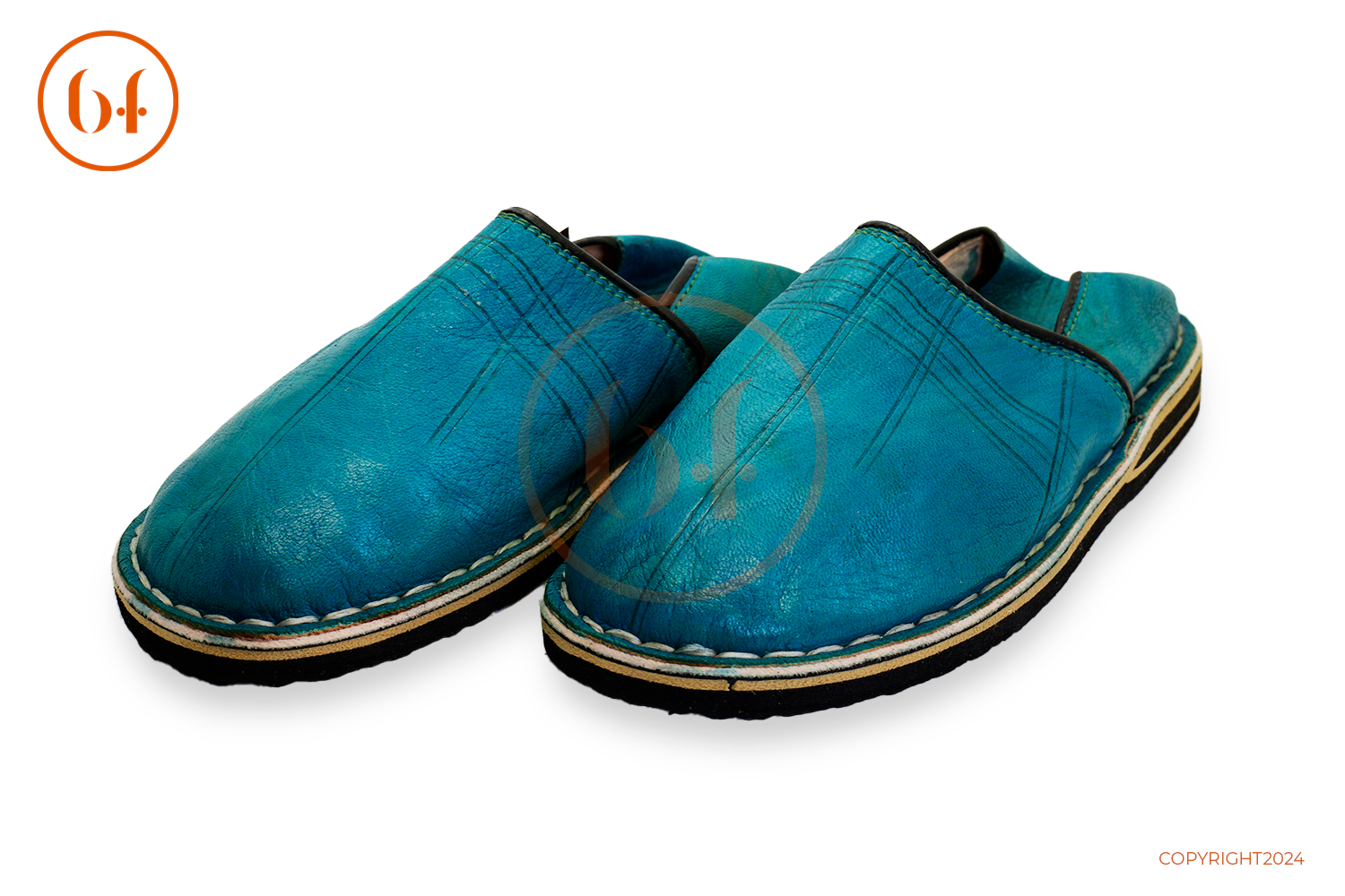 Mule ultra confort Turquoise