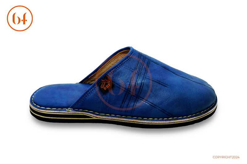 Mule MAMOUNAH bleu celeste