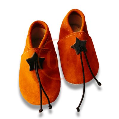 Chausson Chausson "Yaouldi" Caramel cuir suédé