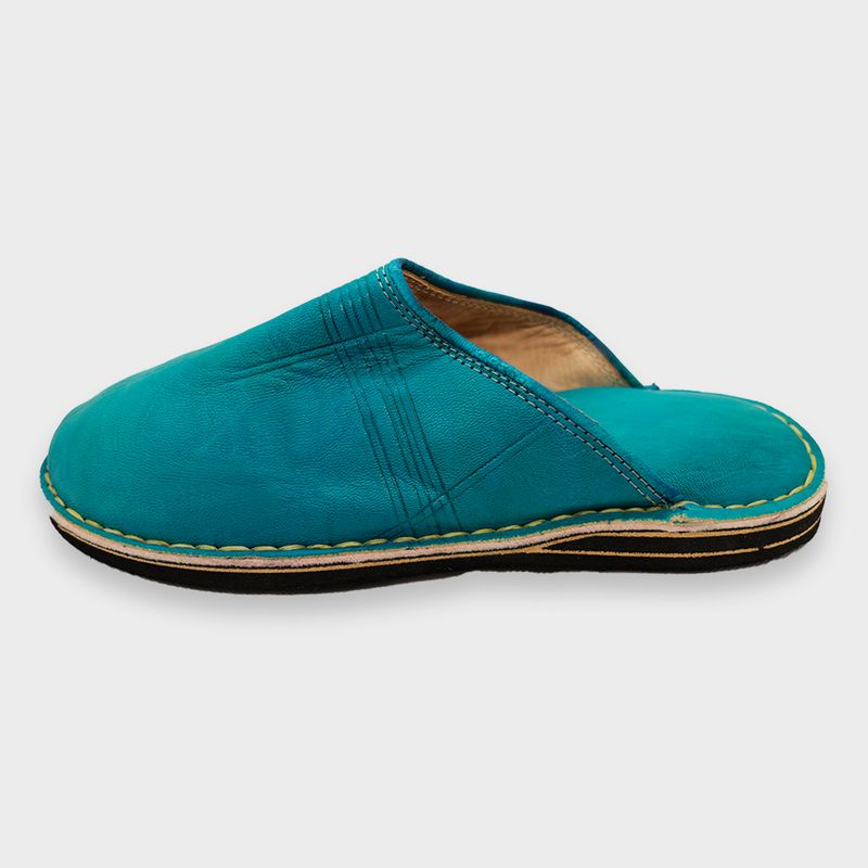 Mule MAMOUNAH  turquoise menthe