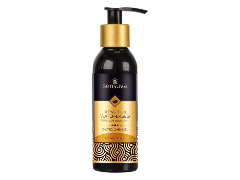 Sensuva Ultra-Thick Water-Based Flavored, Fragrance: Salted Caramel, Oz: 4oz