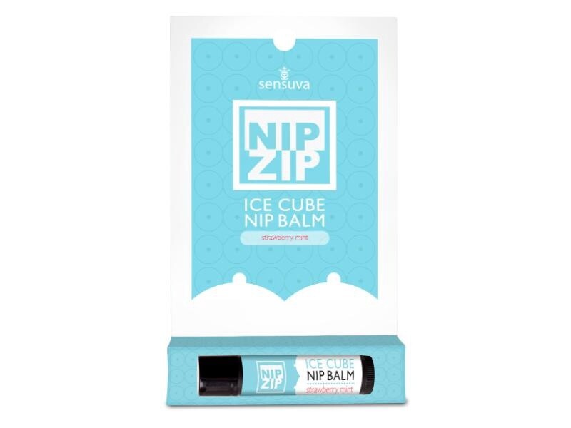 Sensuva Nip Zip Ice Cube Balm Strawberry Mint