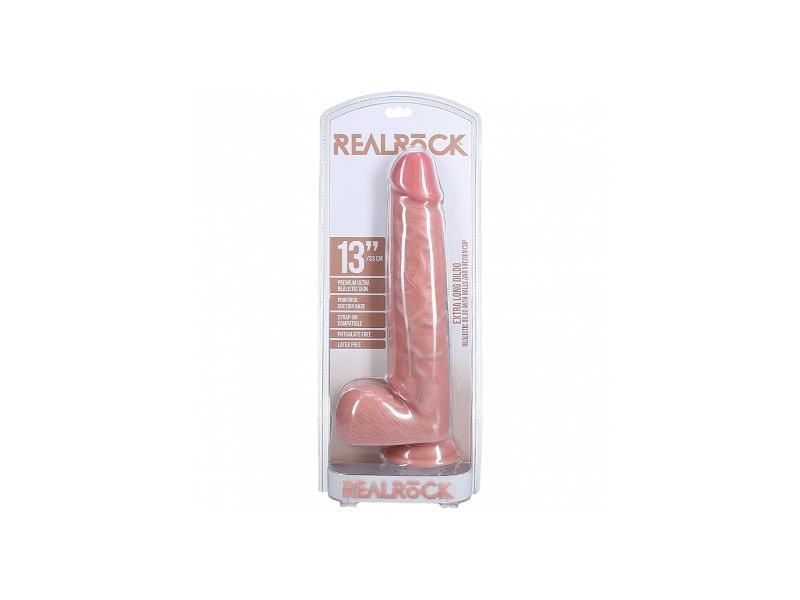 Realrock 13in Ultra Realistic Extra Long With Balls