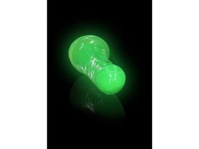 Realrock 6in Glow In The Dark Neon Slim No Balls