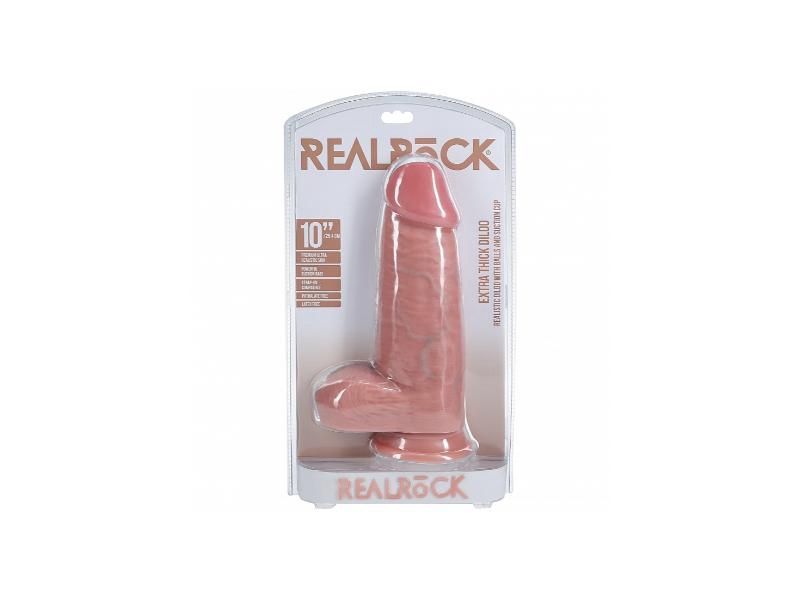 Realrock 10in Ultra Realistic Extra Thick With Balls