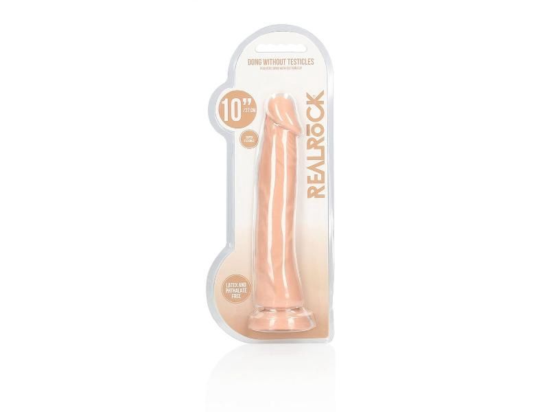 Realrock 10in Skin Realistic Dildo No Balls