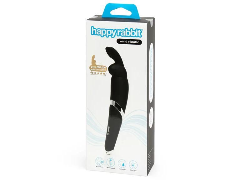 Happy Rabbit Black Wand Vibrator