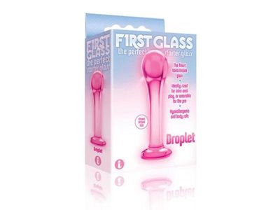 First Glass Pink Droplet Anal
