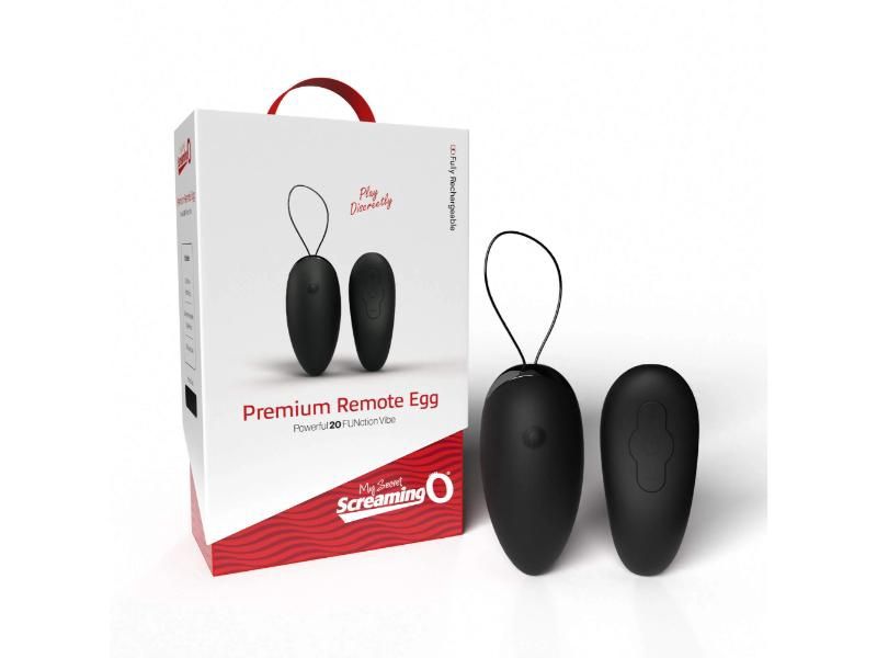 Screaming O Premium Remote Egg Black