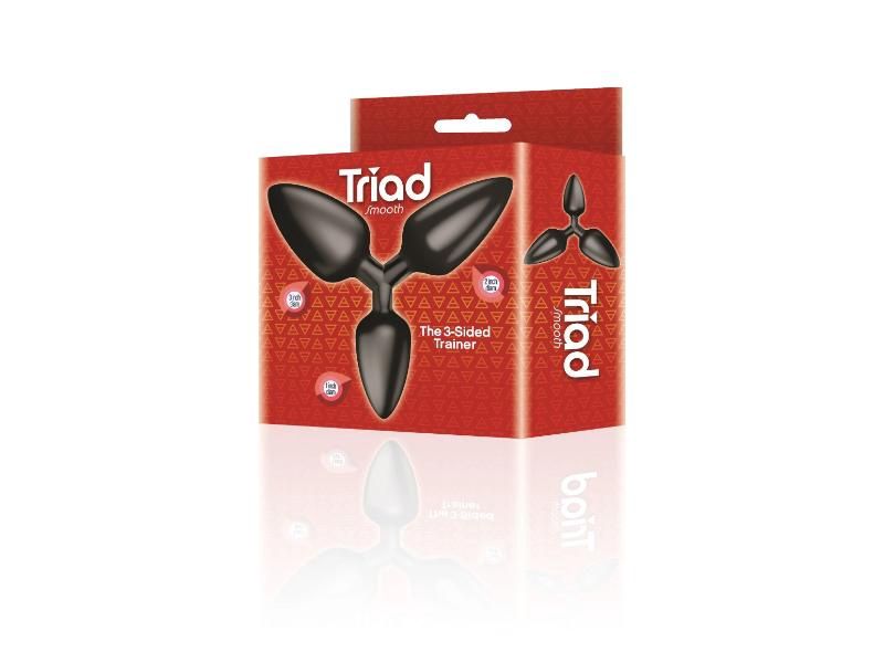 Triad 3 Way Butt plug, Item: Smooth