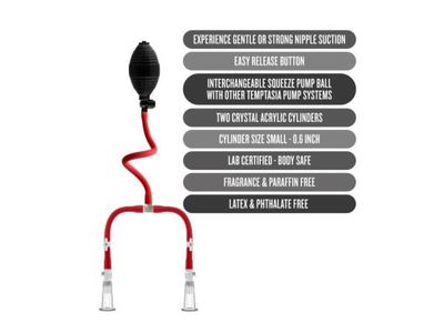 Temptasia Nipple Squeeze Pump System
