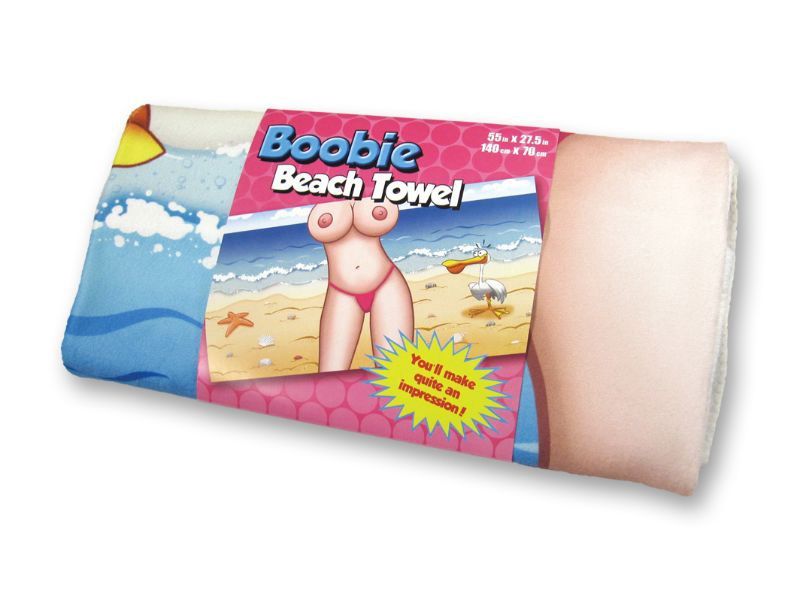 Beach Towel Boobs
