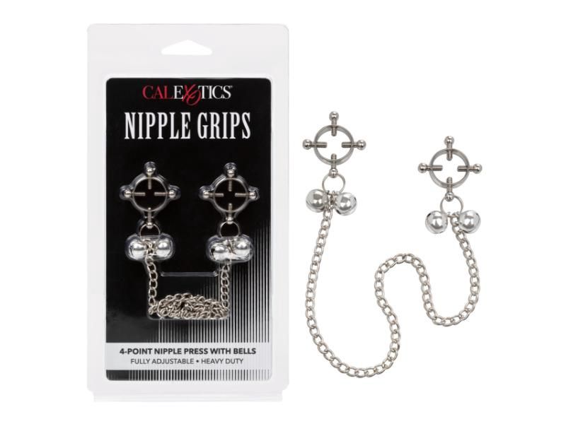Nipple Grips 4 Points Nipple Press With Bells
