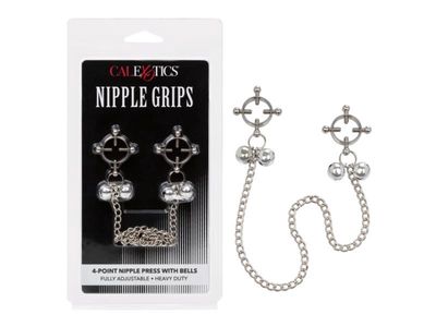 Nipple Grips 4 Points Nipple Press With Bells