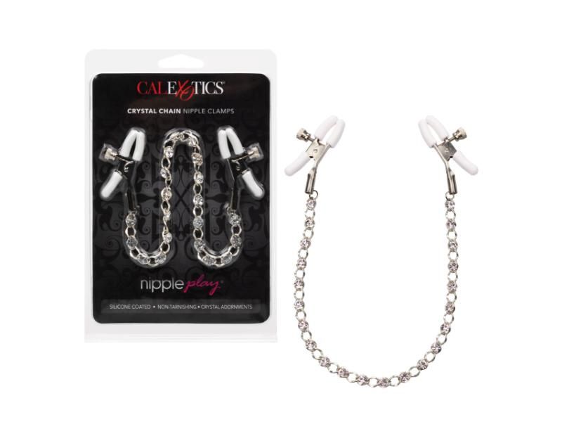 Nipple Play Crystal Chain Nipple Clamps