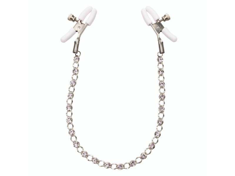 Nipple Play Crystal Chain Nipple Clamps