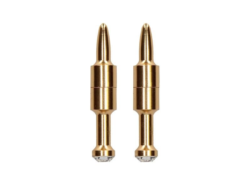 Magnetic Nipple Clamps Diamond Pin Gold