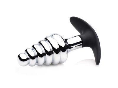 Master Series Dark Hive Metal and Silicone Anal Plug