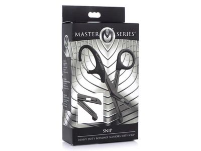 Master Series Snip Heavy Duty Bondage Scissors With Clip