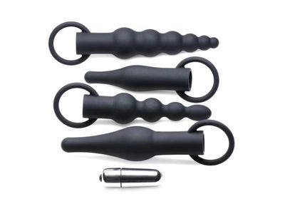 Master Series Premium Ringed Rimmers Anal Plug Set