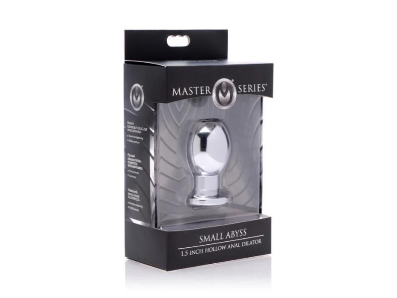 Master Series Abyss Hollow Anal Dilator, Size: Small