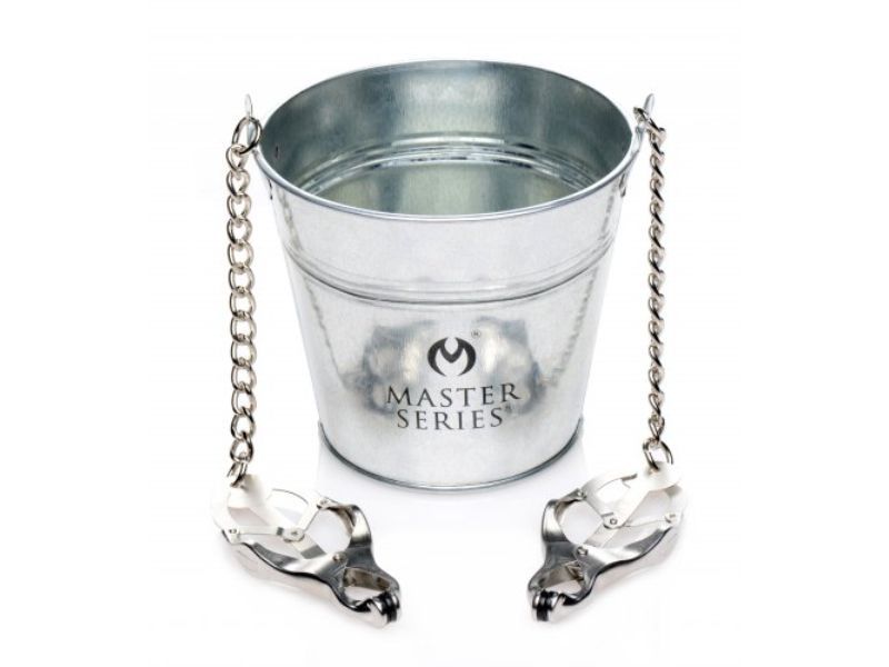 Master Series Slave Bucket Labia Nipple Clamps