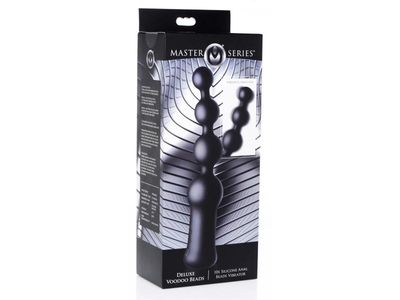 Deluxe Voodoo Beads 10X Silicone Anal Beads Vibrator