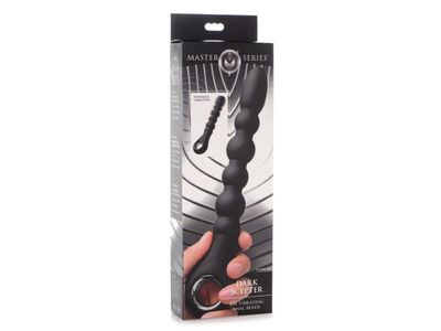 Master Series Dark Scepter 10x Vibrating Anal Beads