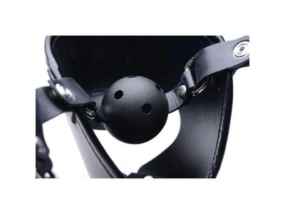Pup Puppy Play Hood and Breathable Ball Gag