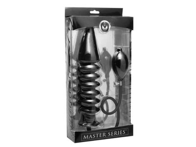 Master Series Accordion Inflatable XL Anal Plug