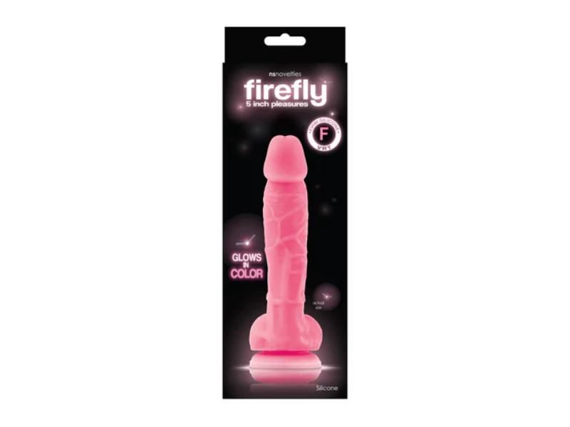 Firefly Dildo Glows In Color Pink