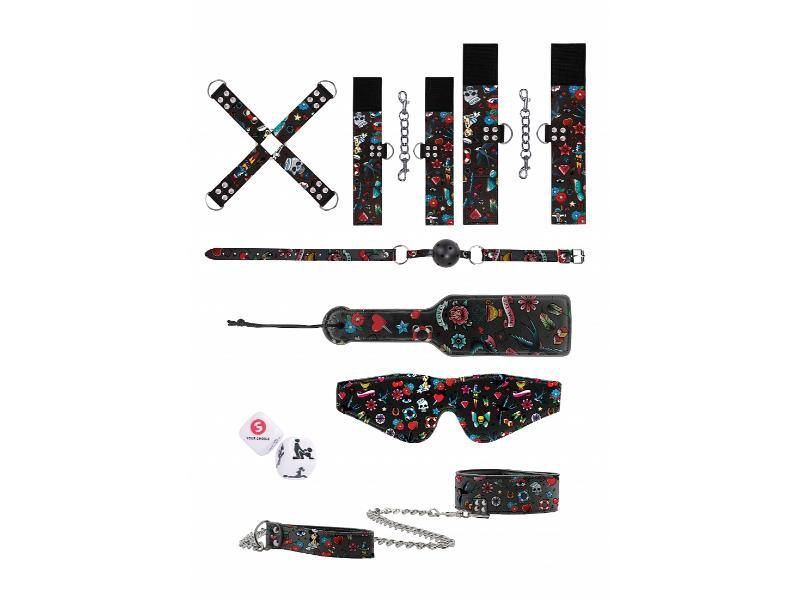 Ouch Tattoo Style Bondage Kit Old School