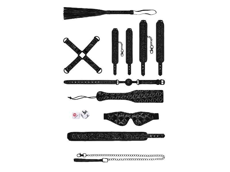 Ouch Luxury Bondage Kit Black