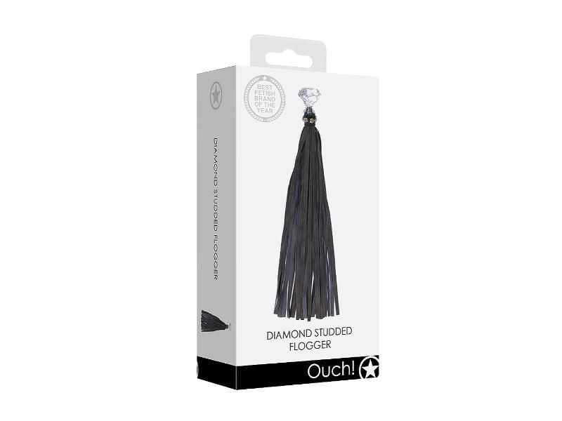 Ouch Diamond Studded Flogger
