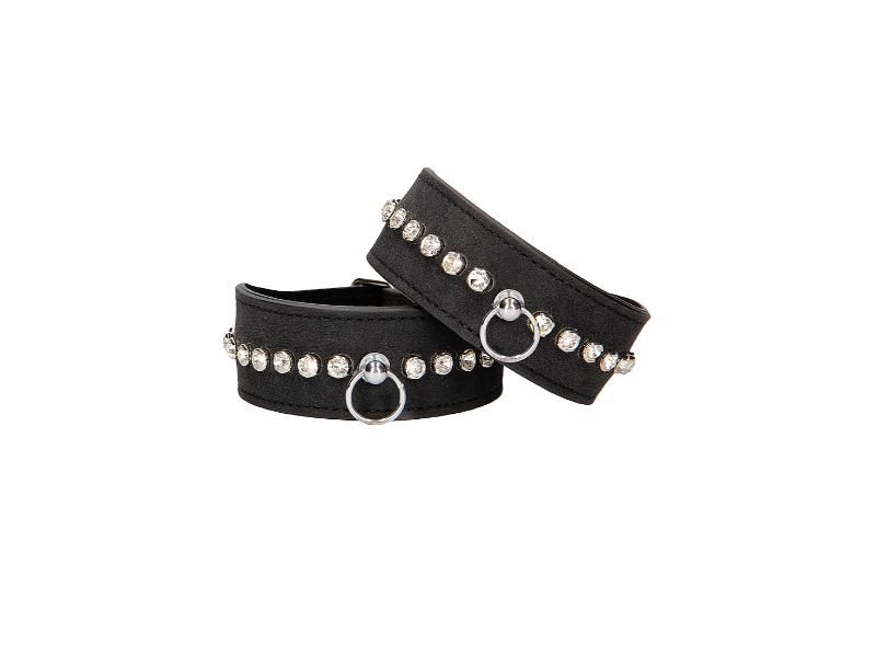 Ouch Diamond Studded Wrist Cuffs