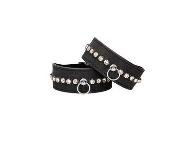 Ouch Diamond Studded Wrist Cuffs