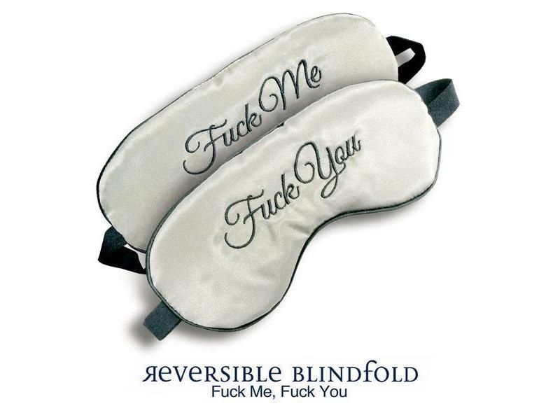 Icon Brands Reversible Blindfold Fuck Me Fuck You