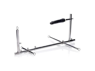 Master Series Imprisoned Metal Stockade With Dildo