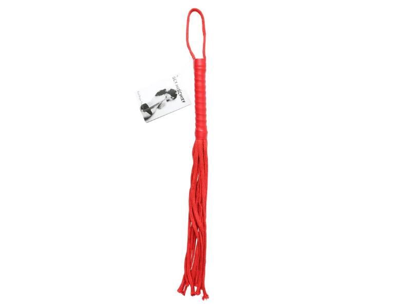 Sex And Mischief Red Rope Flogger